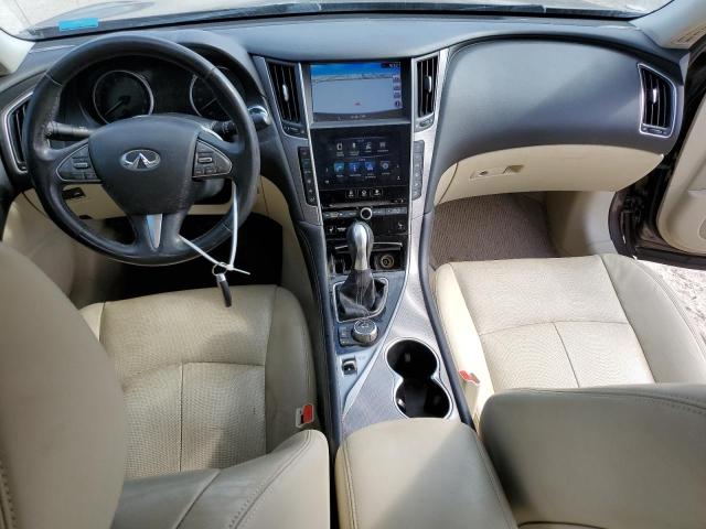 JN1BV7AP1FM340230 - 2015 INFINITI Q50 BASE BROWN photo 8