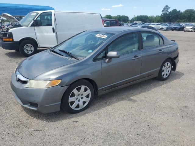 19XFA1F54AE037576 - 2010 HONDA CIVIC LX GRAY photo 1