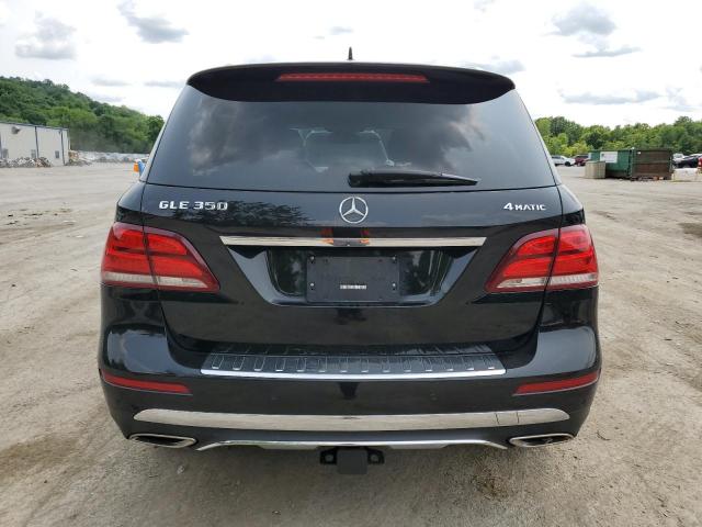 4JGDA5HBXGA737062 - 2016 MERCEDES-BENZ GLE 350 4MATIC BLACK photo 6