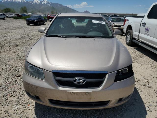 5NPEU46F96H039968 - 2006 HYUNDAI SONATA GLS TAN photo 5