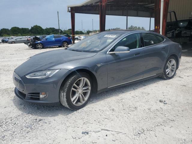 5YJSA1H17EFP37441 - 2014 TESLA MODEL S ნაცრისფერი ფოტო 1