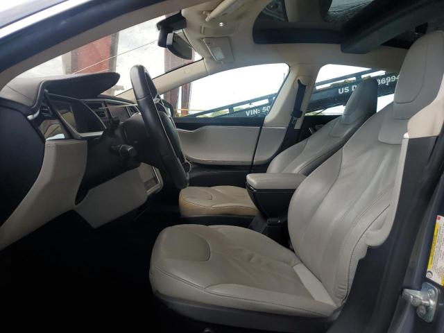 5YJSA1H17EFP37441 - 2014 TESLA MODEL S ნაცრისფერი ფოტო 7