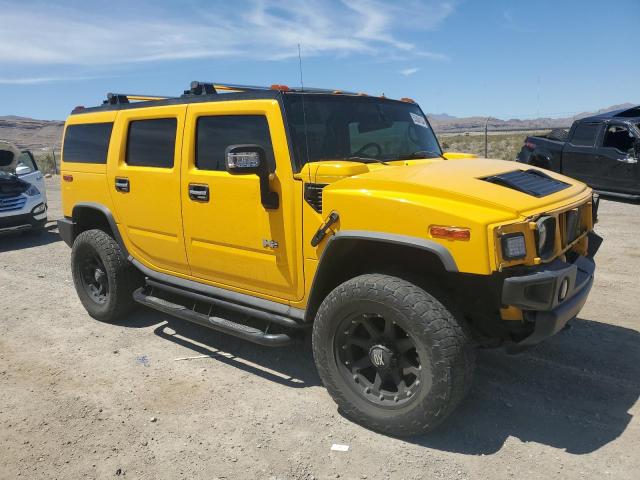 5GRGN23U85H121229 - 2005 HUMMER H2 YELLOW photo 4