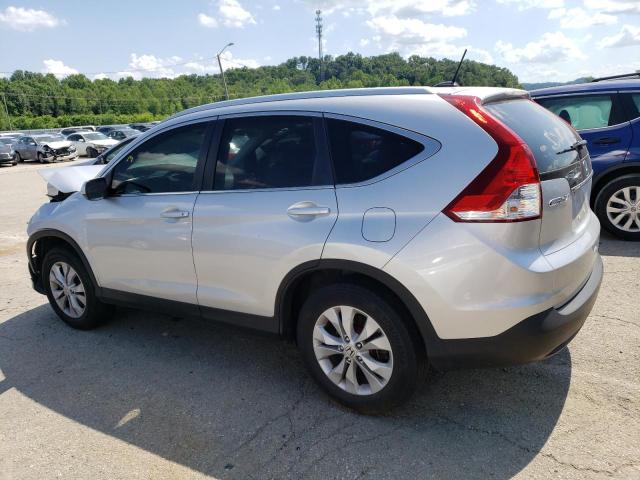 2HKRM4H76EH606613 - 2014 HONDA CR-V EXL GRAY photo 2