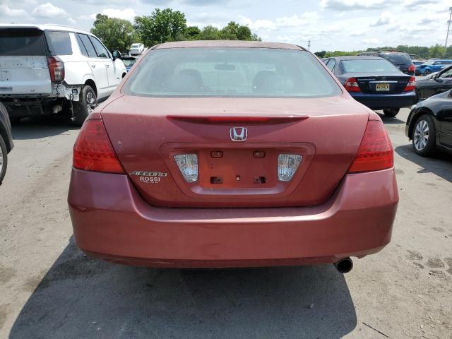 1HGCM56317A128429 - 2007 HONDA ACCORD SE BURGUNDY photo 6