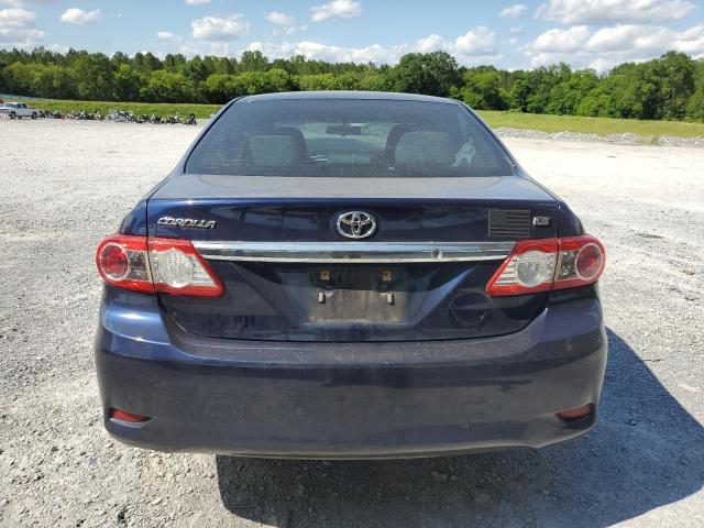 2T1BU4EEXBC671385 - 2011 TOYOTA COROLLA BASE BLUE photo 6