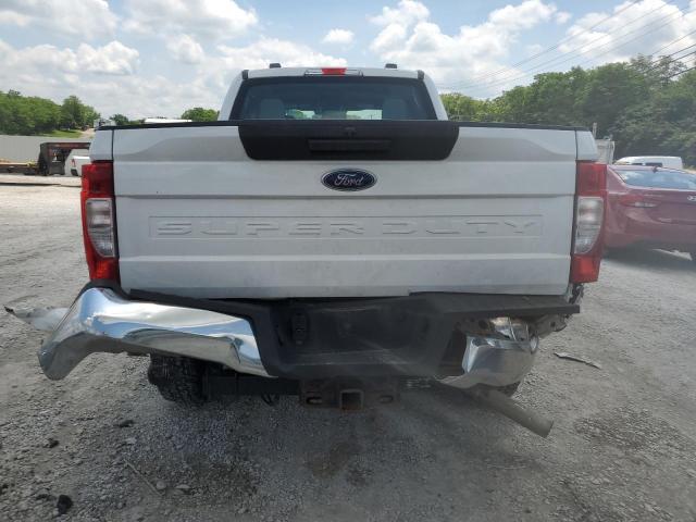 1FT7W2B60MED38999 - 2021 FORD F250 SUPER DUTY WHITE photo 6