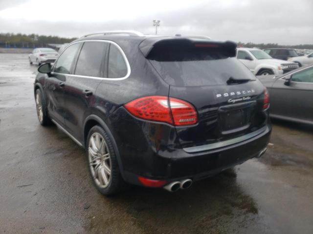 WP1AC2A20CLA82479 - 2012 PORSCHE CAYENNE TURBO BLACK photo 3