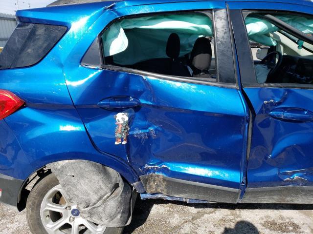 MAJ6S3GL3LC366307 - 2020 FORD ECOSPORT SE 蓝色 照片 10