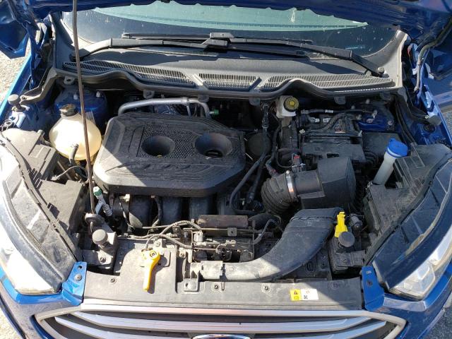 MAJ6S3GL3LC366307 - 2020 FORD ECOSPORT SE 蓝色 照片 11