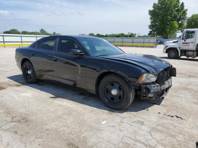 2C3CDXATXDH522112 - 2013 DODGE CHARGER POLICE BLACK photo 4