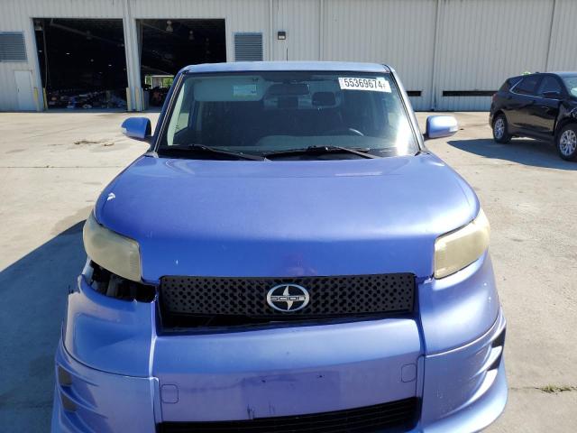 JTLZE4FEXA1116356 - 2010 TOYOTA SCION XB BLUE photo 5