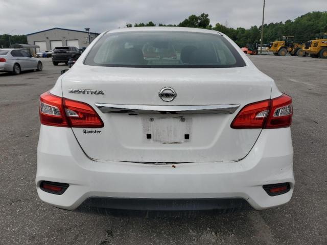 3N1AB7AP4KY258178 - 2019 NISSAN SENTRA S WHITE photo 6