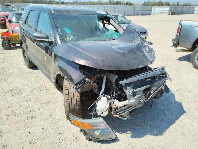 1FM5K8AR2EGA14309 - 2014 FORD EXPLORER POLICE INTERCEPTOR BROWN photo 1