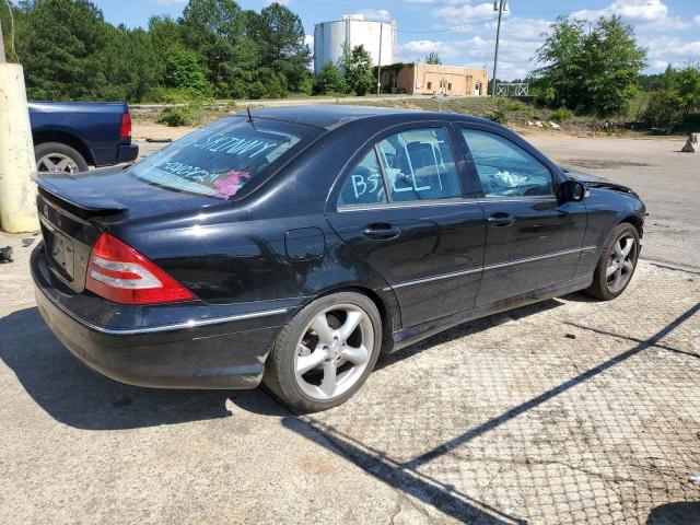 WDBRF52HX6E021695 - 2006 MERCEDES-BENZ C 230 BLACK photo 3