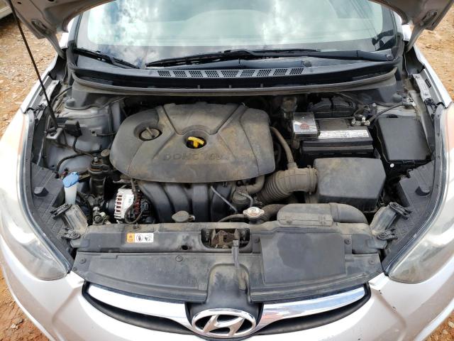 5NPDH4AE8DH354482 - 2013 HYUNDAI ELANTRA GLS SILVER photo 11