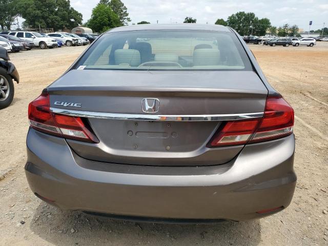 19XFB2F58EE055118 - 2014 HONDA CIVIC LX BROWN photo 6