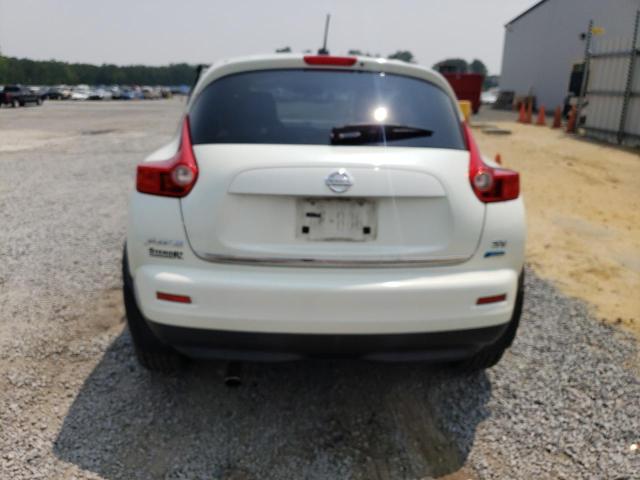 JN8AF5MR3CT101663 - 2012 NISSAN JUKE S WHITE photo 6