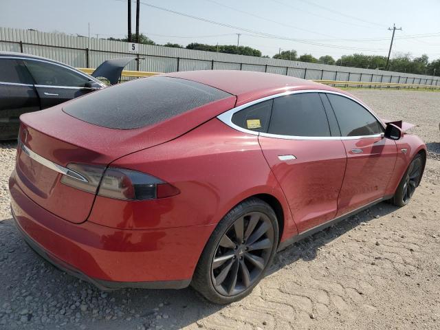 5YJSA1AC5DFP11267 - 2013 TESLA MODEL S წითელი ფოტო 3