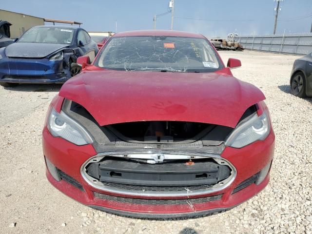 5YJSA1AC5DFP11267 - 2013 TESLA MODEL S წითელი ფოტო 5