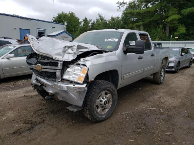 1GC1KXE83DF170734 - 2013 CHEVROLET SILVERADO K2500 HEAVY DUTY LT SILVER photo 2