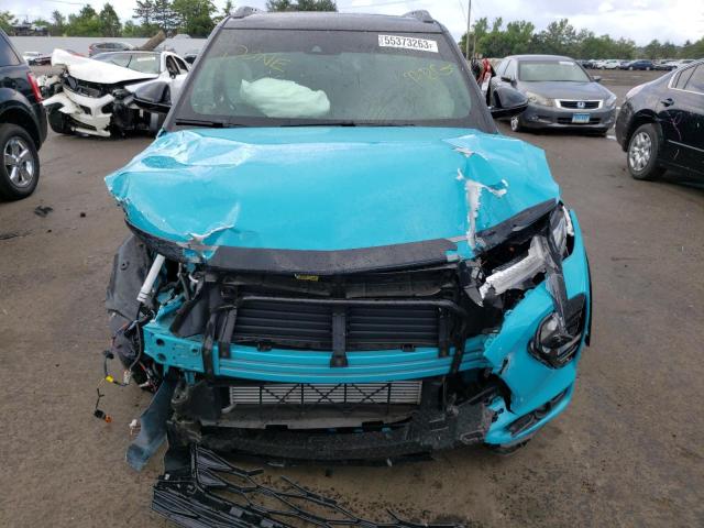 KL79MTSL3NB098888 - 2022 CHEVROLET TRAILBLAZE RS TURQUOISE photo 5