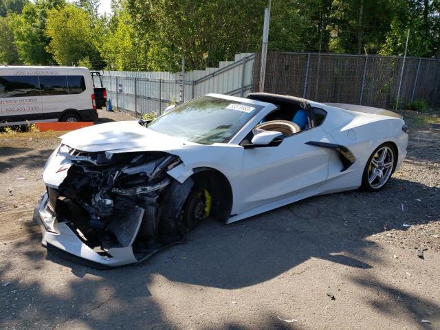 1G1YC2D49M5100666 - 2021 CHEVROLET CORVETTE STINGRAY 3LT WHITE photo 1