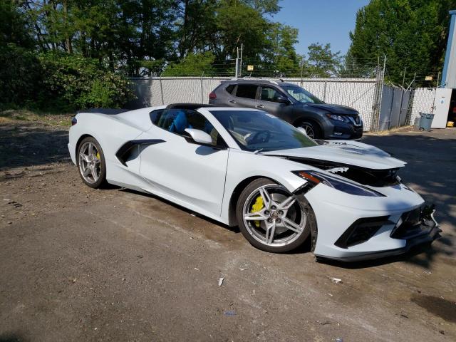 1G1YC2D49M5100666 - 2021 CHEVROLET CORVETTE STINGRAY 3LT WHITE photo 4