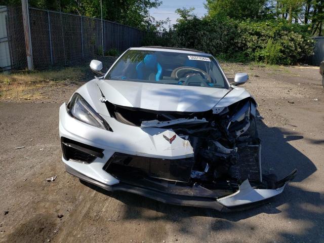 1G1YC2D49M5100666 - 2021 CHEVROLET CORVETTE STINGRAY 3LT WHITE photo 5