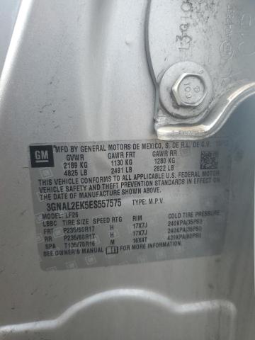 3GNAL2EK5ES557575 - 2014 CHEVROLET CAPTIVA LS 银色 照片 13