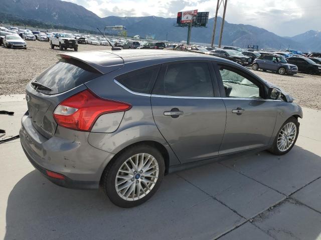 1FAHP3N21CL423558 - 2012 FORD FOCUS TITANIUM GRAY photo 3