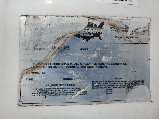 1JJV321E9TL385829 - 1996 UTILITY TRAILER WHITE photo 10