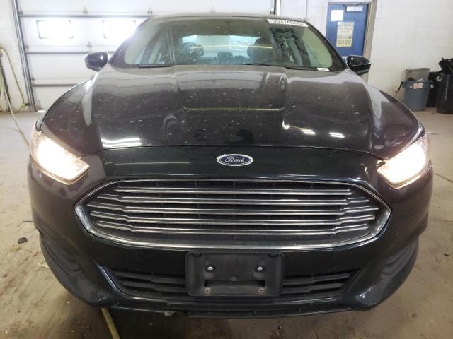 3FA6P0G71ER297950 - 2014 FORD FUSION S BLUE photo 5