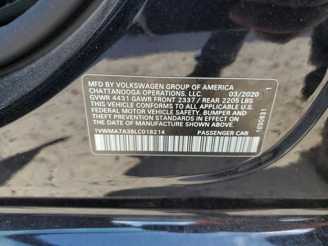 1VWMA7A38LC018214 - 2020 VOLKSWAGEN PASSAT R-LINE Qara foto 13