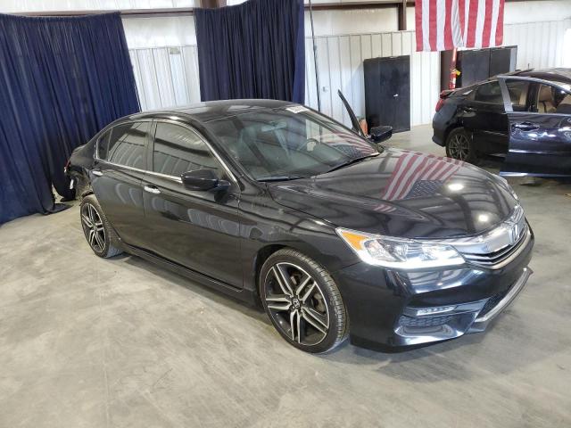 1HGCR2F58HA209334 - 2017 HONDA ACCORD SPORT BLACK photo 4