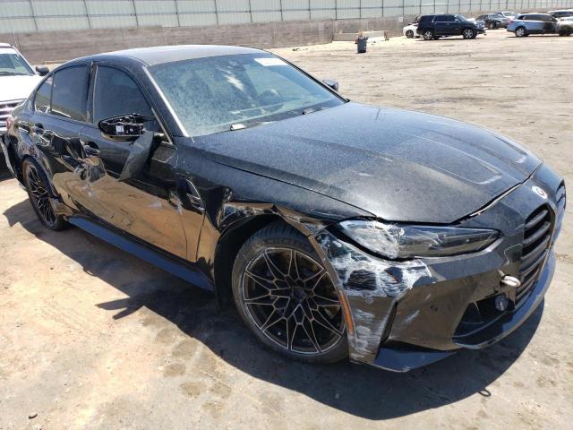 WBS33AY05PFN49868 - 2023 BMW M3 COMPETITION BLACK photo 4