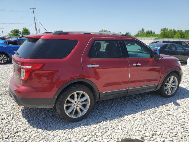 1FM5K8F80DGA49896 - 2013 FORD EXPLORER LIMITED RED photo 3