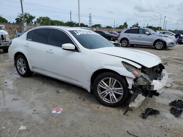 JN1CV6AR6CM973186 - 2012 INFINITI G37 WHITE photo 4