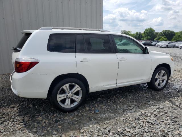 JTEDS43A382049549 - 2008 TOYOTA HIGHLANDER SPORT WHITE photo 3