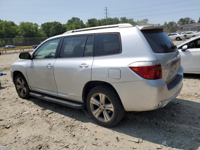 JTEES43A092141594 - 2009 TOYOTA HIGHLANDER SPORT SILVER photo 2