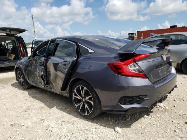 2HGFC2F82KH530612 - 2019 HONDA CIVIC SPORT 灰色 照片 2