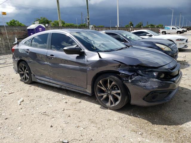 2HGFC2F82KH530612 - 2019 HONDA CIVIC SPORT 灰色 照片 4