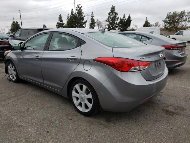 KMHDH4AE3DU710788 - 2013 HYUNDAI ELANTRA GLS GRAY photo 2