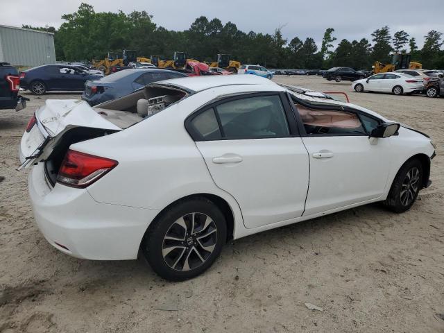 2HGFB2F83EH521683 - 2014 HONDA CIVIC EX WHITE photo 3