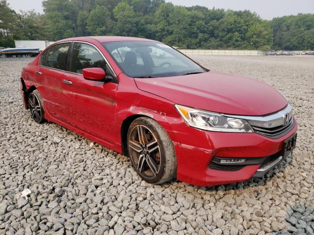 1HGCR2F1XHA126503 - 2017 HONDA ACCORD SPORT SPECIAL EDITION RED photo 4