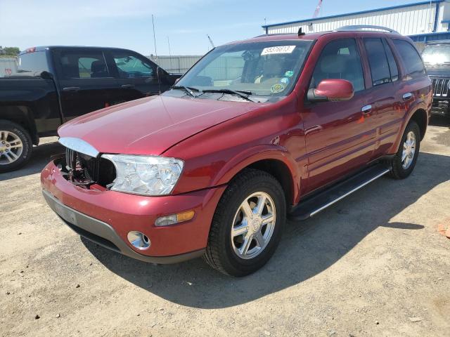 5GADT13S462280001 - 2006 BUICK RAINIER CXL RED photo 1