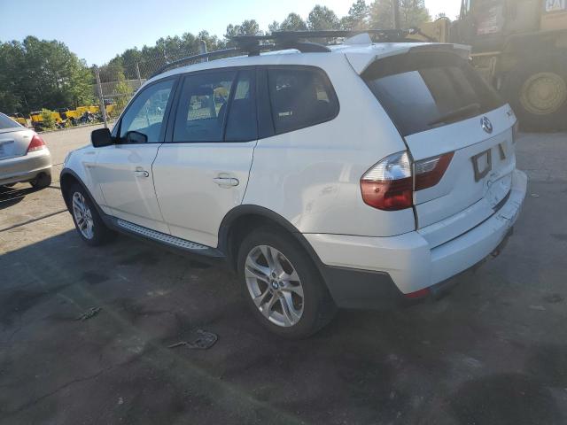 WBXPC93468WJ13326 - 2008 BMW X3 3.0SI WHITE photo 2