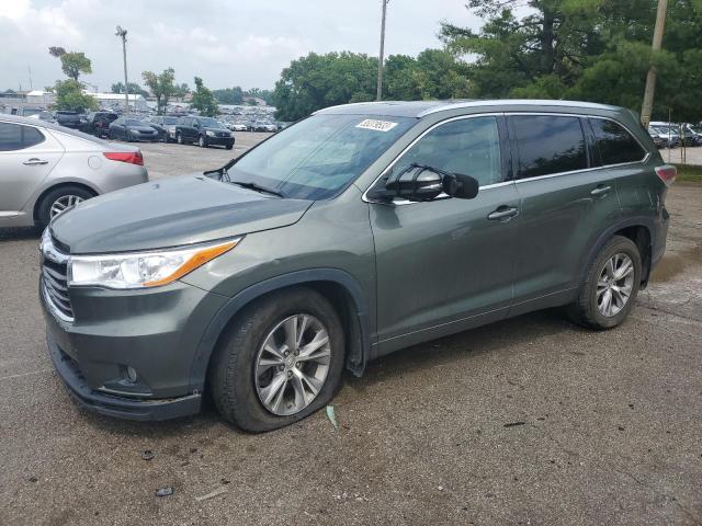 5TDJKRFH3FS202286 - 2015 TOYOTA HIGHLANDER XLE Yaşıl foto 1