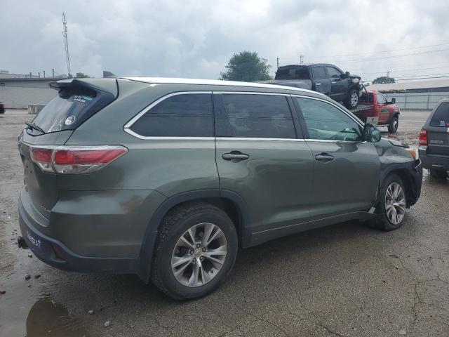 5TDJKRFH3FS202286 - 2015 TOYOTA HIGHLANDER XLE Yaşıl foto 3