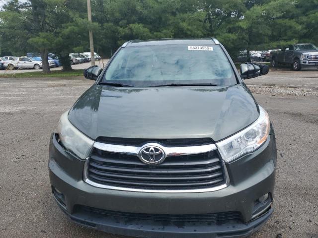 5TDJKRFH3FS202286 - 2015 TOYOTA HIGHLANDER XLE Yaşıl foto 5